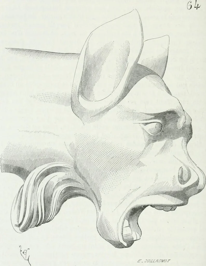 An illustration from Dictionnaire raisonné de l'architecture française du XIe au XVIe siècle, 1875, leaf 257