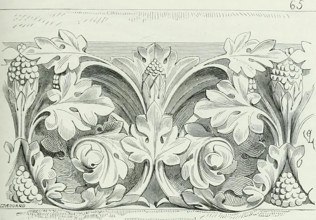 An illustration from Dictionnaire raisonné de l'architecture française du XIe au XVIe siècle, 1875, leaf 258