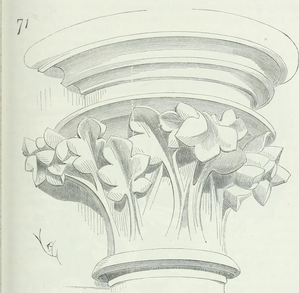 An illustration from Dictionnaire raisonné de l'architecture française du XIe au XVIe siècle, 1875, leaf 272