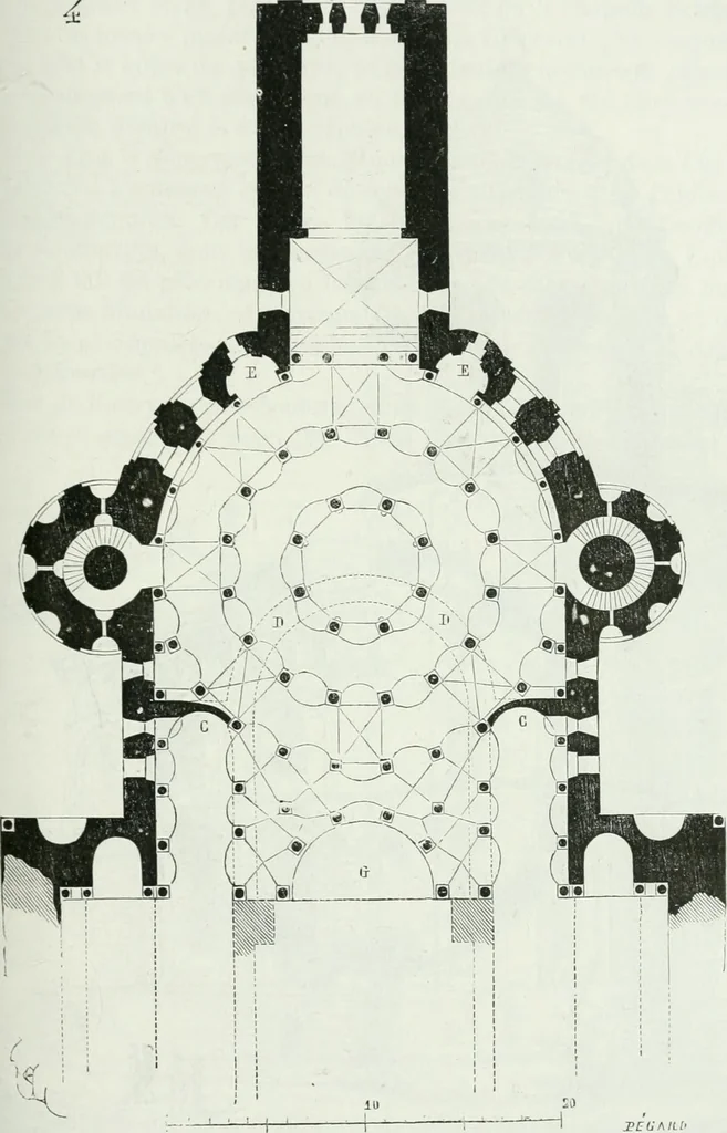 An illustration from Dictionnaire raisonné de l'architecture française du XIe au XVIe siècle, 1875, leaf 294