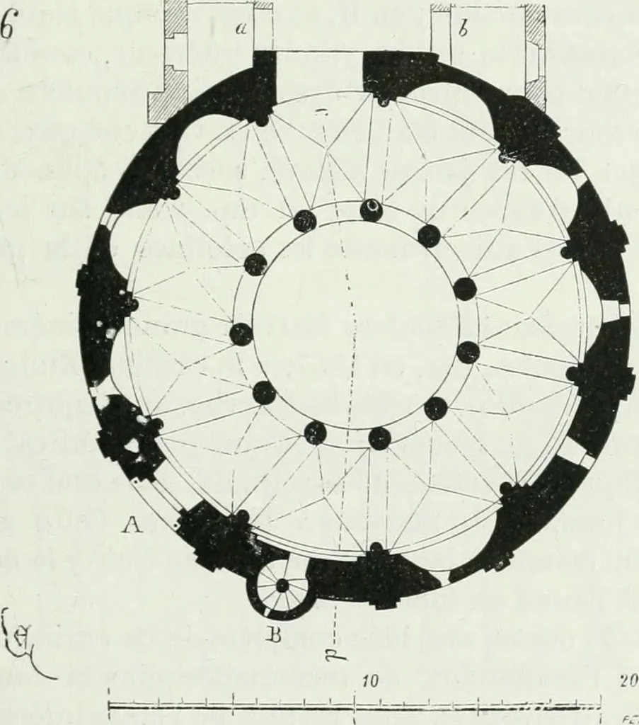 An illustration from Dictionnaire raisonné de l'architecture française du XIe au XVIe siècle, 1875, leaf 296