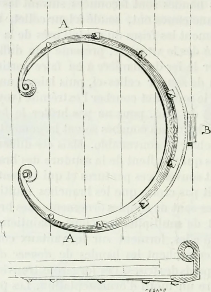 An illustration from Dictionnaire raisonné de l'architecture française du XIe au XVIe siècle, 1875, leaf 305