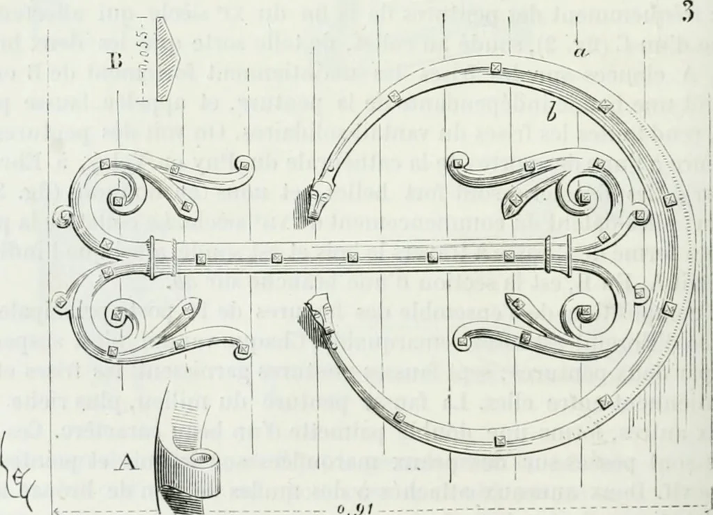 An illustration from Dictionnaire raisonné de l'architecture française du XIe au XVIe siècle, 1875, leaf 305