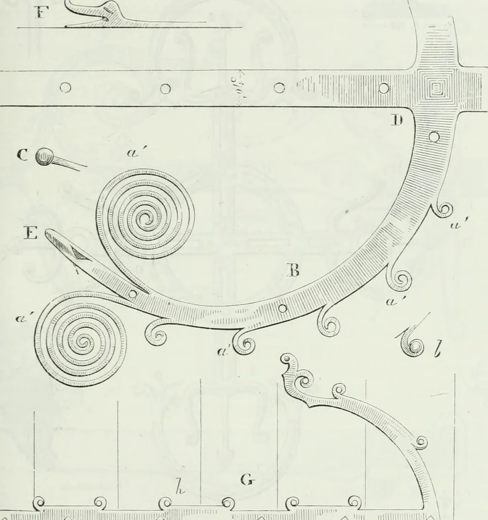 An illustration from Dictionnaire raisonné de l'architecture française du XIe au XVIe siècle, 1875, leaf 308