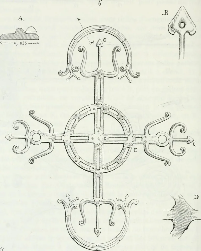 An illustration from Dictionnaire raisonné de l'architecture française du XIe au XVIe siècle, 1875, leaf 309