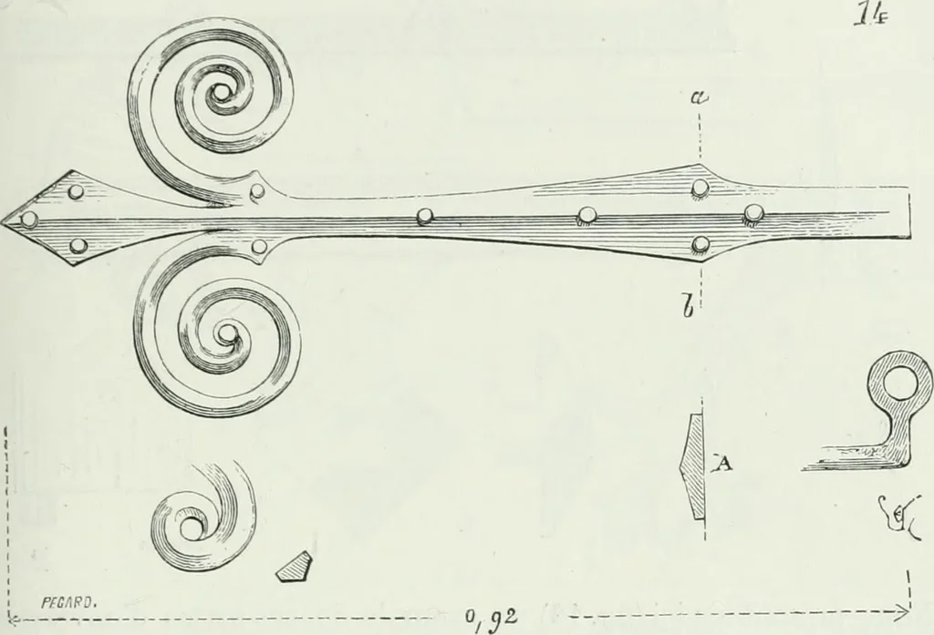 An illustration from Dictionnaire raisonné de l'architecture française du XIe au XVIe siècle, 1875, leaf 320