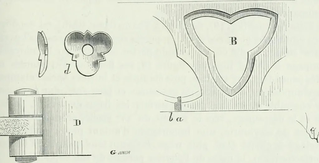 An illustration from Dictionnaire raisonné de l'architecture française du XIe au XVIe siècle, 1875, leaf 324