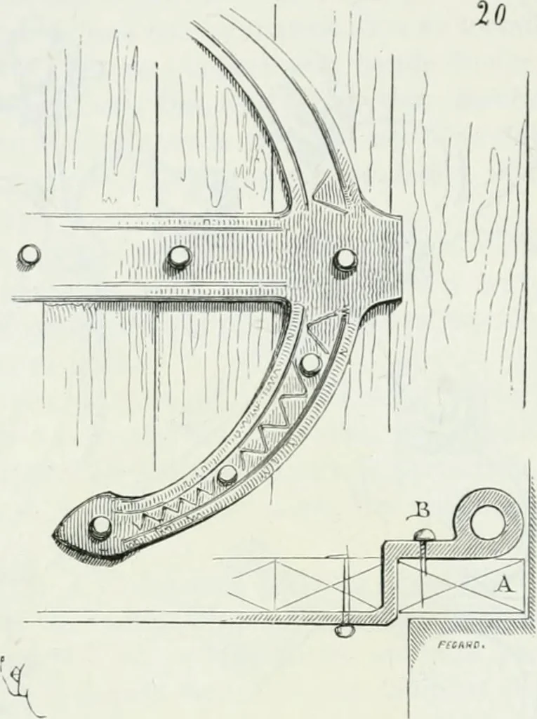 An illustration from Dictionnaire raisonné de l'architecture française du XIe au XVIe siècle, 1875, leaf 327