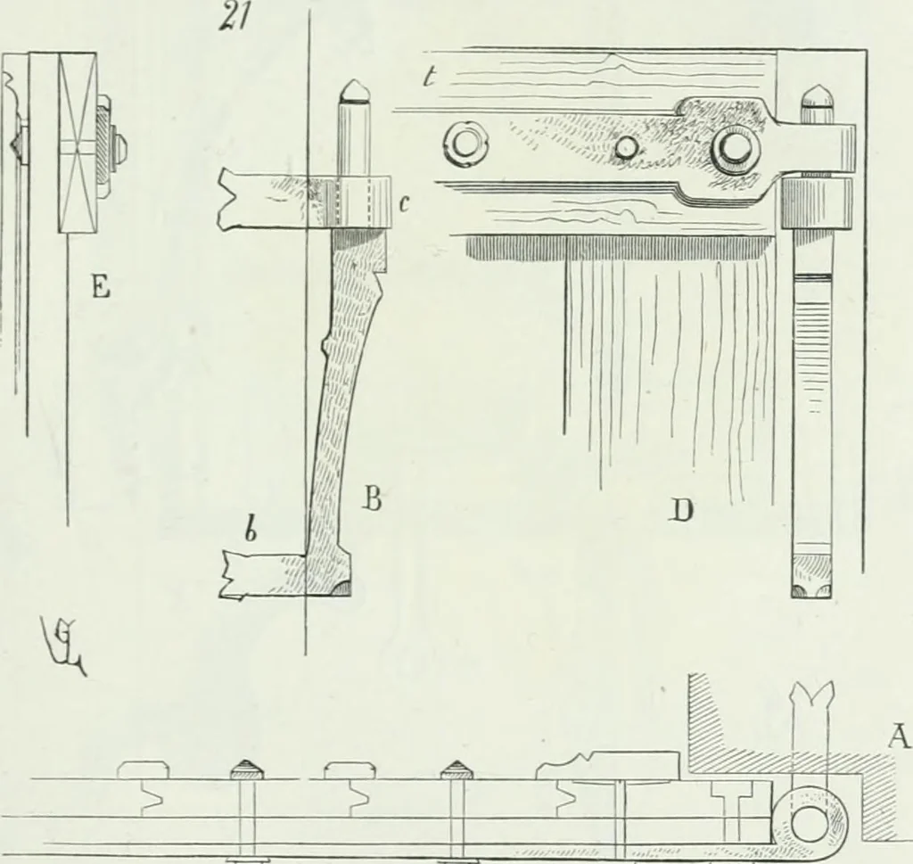 An illustration from Dictionnaire raisonné de l'architecture française du XIe au XVIe siècle, 1875, leaf 328