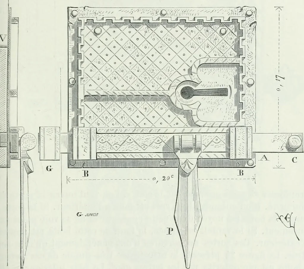 An illustration from Dictionnaire raisonné de l'architecture française du XIe au XVIe siècle, 1875, leaf 330