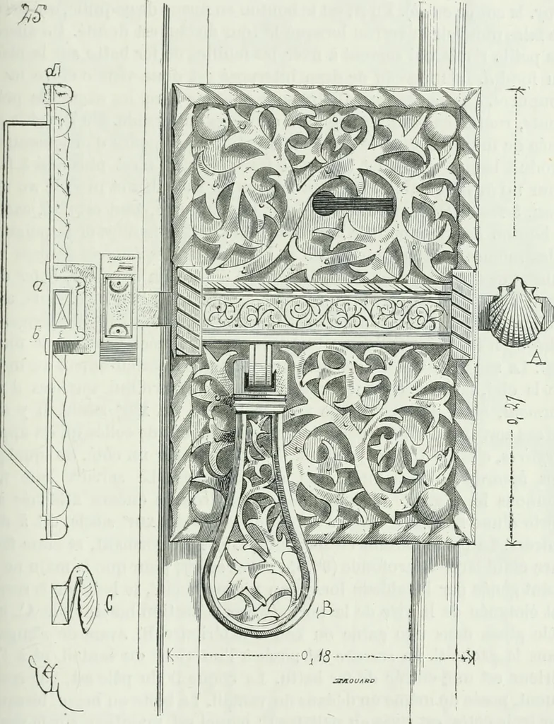 An illustration from Dictionnaire raisonné de l'architecture française du XIe au XVIe siècle, 1875, leaf 332
