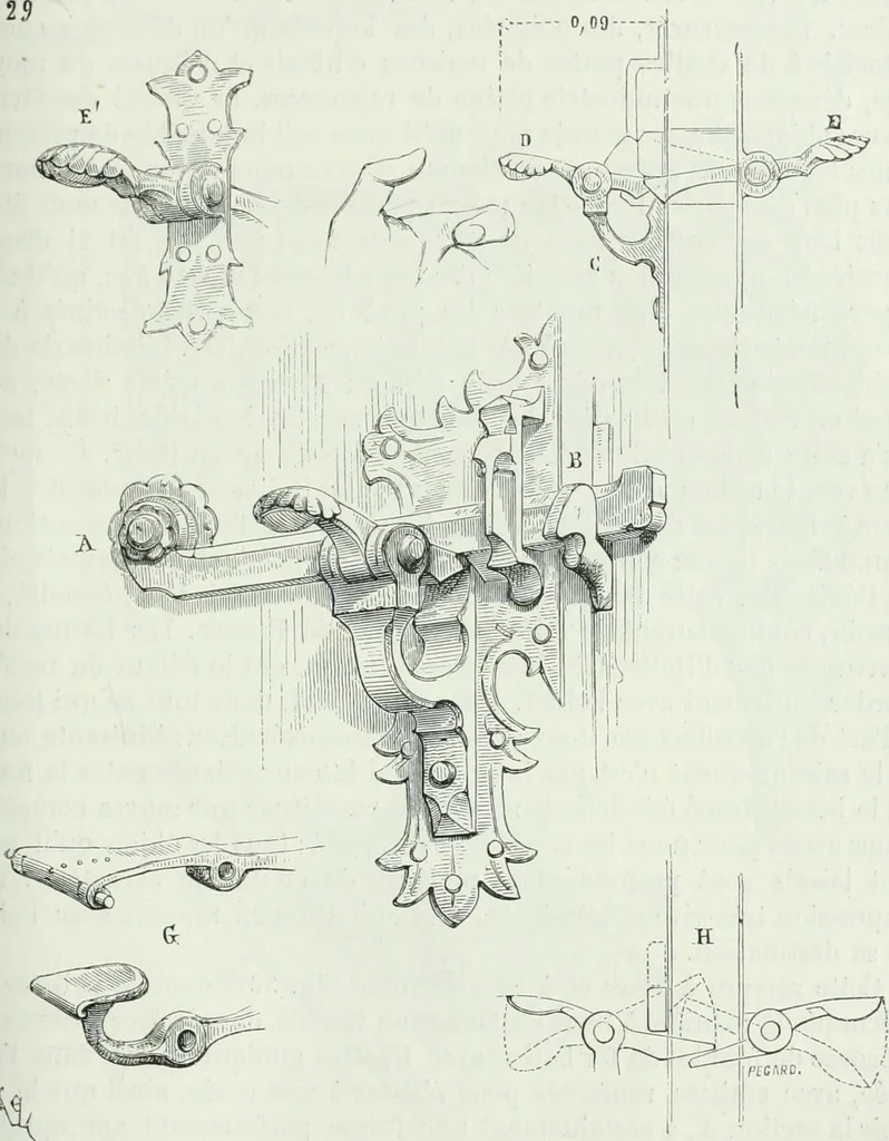 An illustration from Dictionnaire raisonné de l'architecture française du XIe au XVIe siècle, 1875, leaf 340