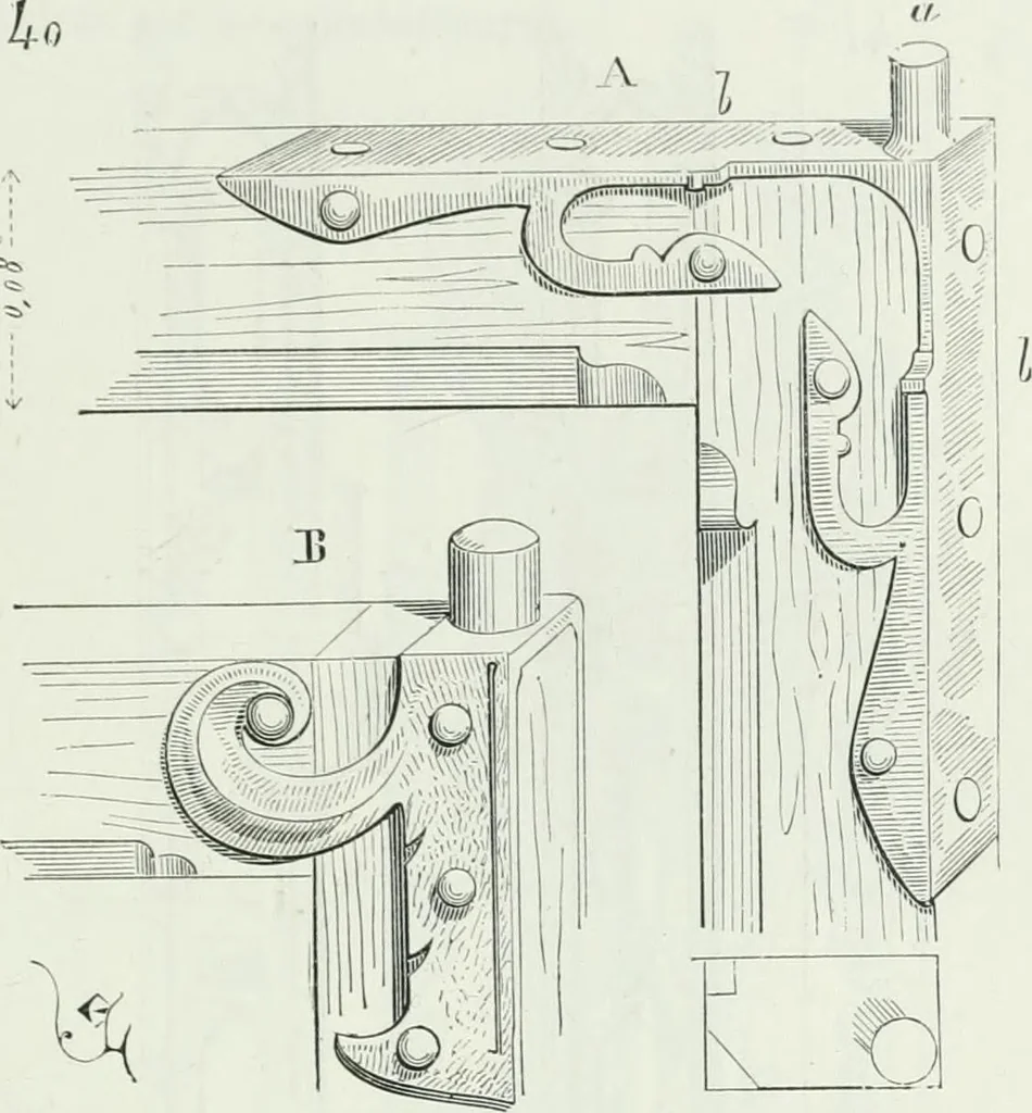 An illustration from Dictionnaire raisonné de l'architecture française du XIe au XVIe siècle, 1875, leaf 358