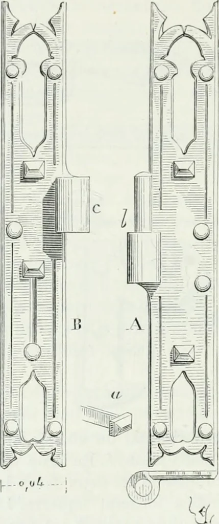 An illustration from Dictionnaire raisonné de l'architecture française du XIe au XVIe siècle, 1875, leaf 359