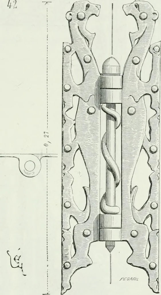 An illustration from Dictionnaire raisonné de l'architecture française du XIe au XVIe siècle, 1875, leaf 360