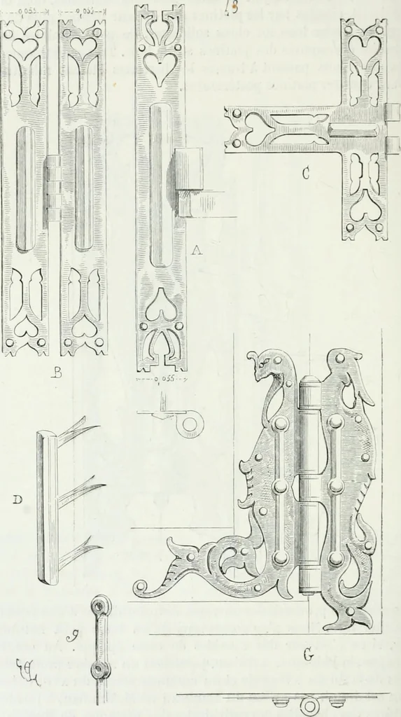 An illustration from Dictionnaire raisonné de l'architecture française du XIe au XVIe siècle, 1875, leaf 361