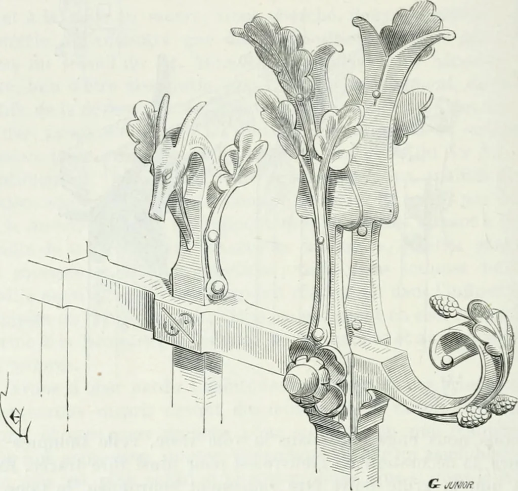 An illustration from Dictionnaire raisonné de l'architecture française du XIe au XVIe siècle, 1875, leaf 365