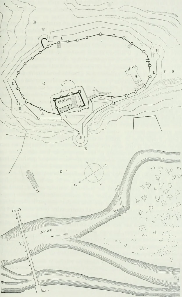 An illustration from Dictionnaire raisonné de l'architecture française du XIe au XVIe siècle, 1875, leaf 404