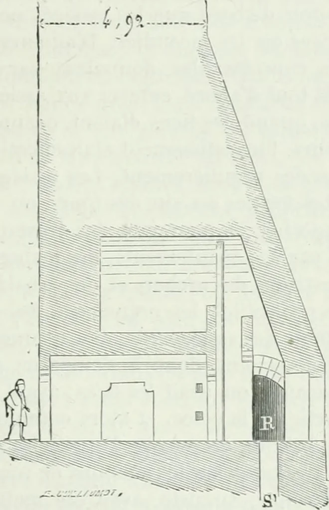 An illustration from Dictionnaire raisonné de l'architecture française du XIe au XVIe siècle, 1875, leaf 414