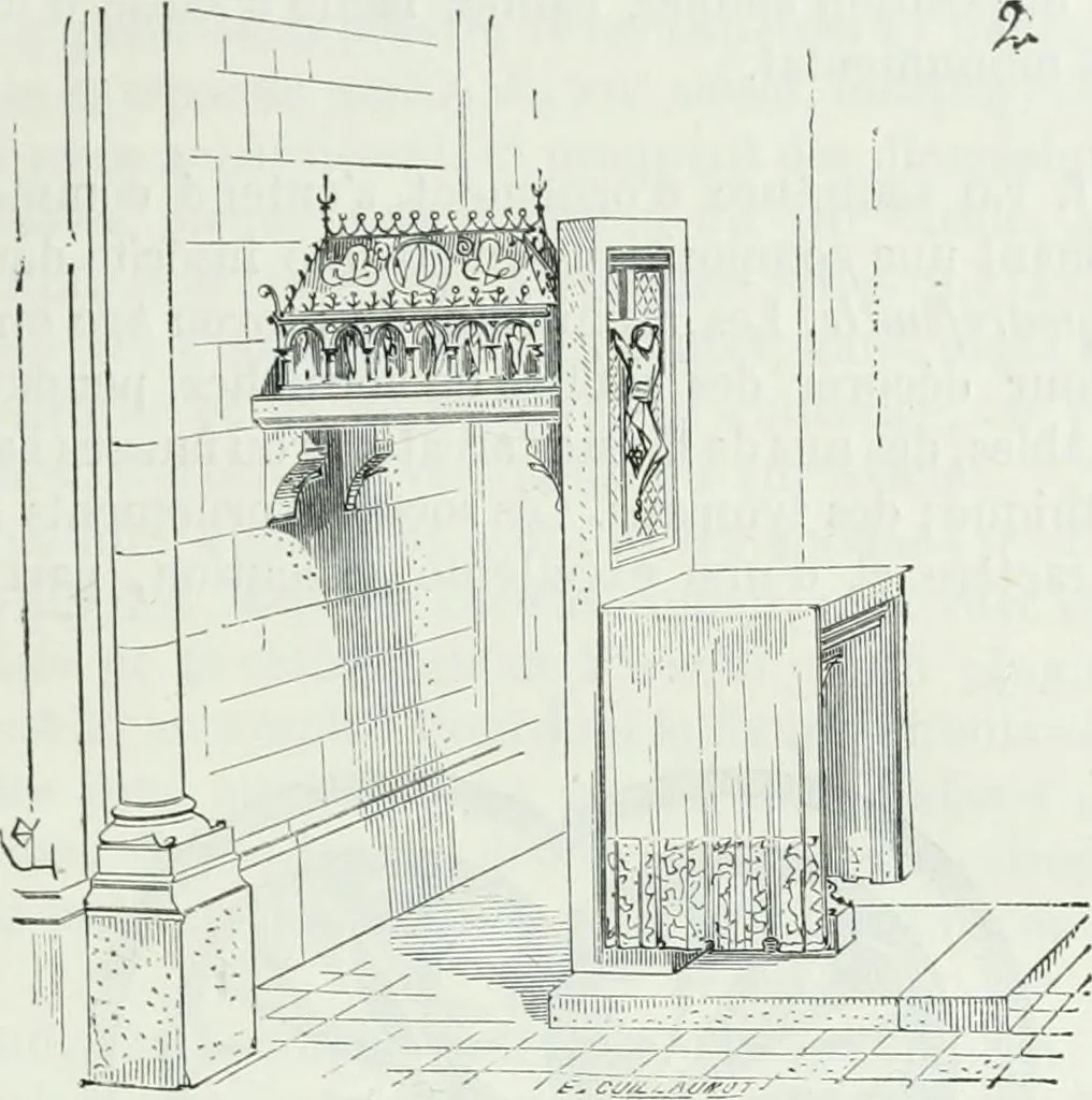 An illustration from Dictionnaire raisonné de l'architecture française du XIe au XVIe siècle, 1875, leaf 46