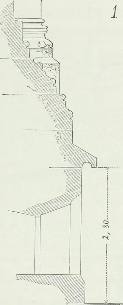 An illustration from Dictionnaire raisonné de l'architecture française du XIe au XVIe siècle, 1875, leaf 466