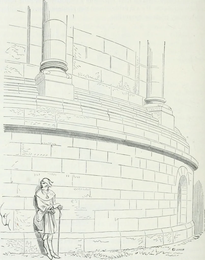 An illustration from Dictionnaire raisonné de l'architecture française du XIe au XVIe siècle, 1875, leaf 467