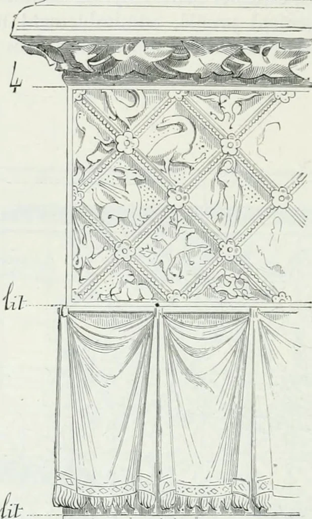 An illustration from Dictionnaire raisonné de l'architecture française du XIe au XVIe siècle, 1875, leaf 469