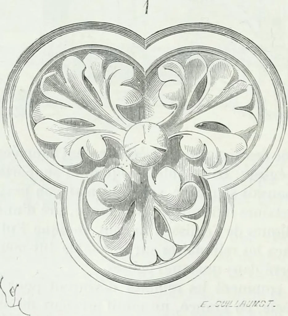 An illustration from Dictionnaire raisonné de l'architecture française du XIe au XVIe siècle, 1875, leaf 47