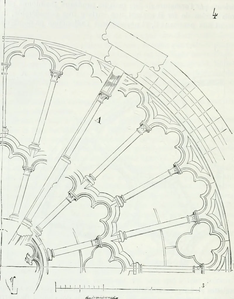 An illustration from Dictionnaire raisonné de l'architecture française du XIe au XVIe siècle, 1875, leaf 55