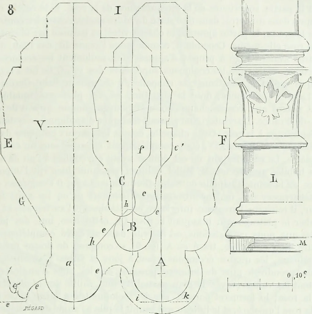 An illustration from Dictionnaire raisonné de l'architecture française du XIe au XVIe siècle, 1875, leaf 64