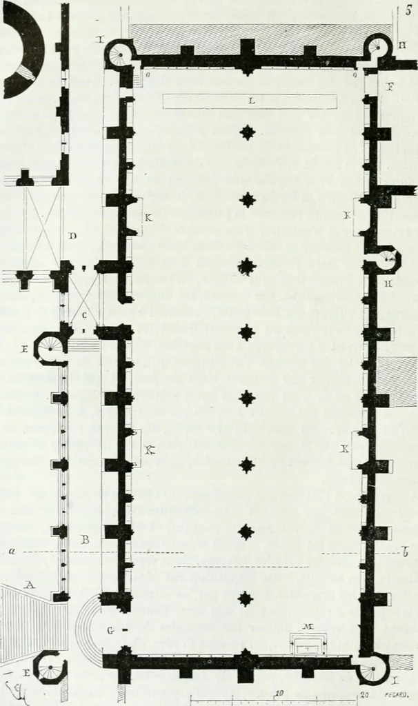 An illustration from Dictionnaire raisonné de l'architecture française du XIe au XVIe siècle, 1875, leaf 91