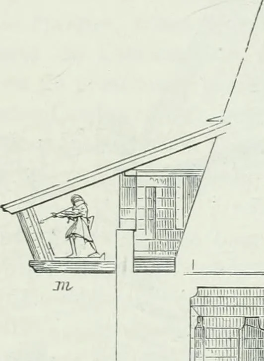 An illustration from Dictionnaire raisonné de l'architecture française du XIe au XVIe siècle, 1875, leaf 102