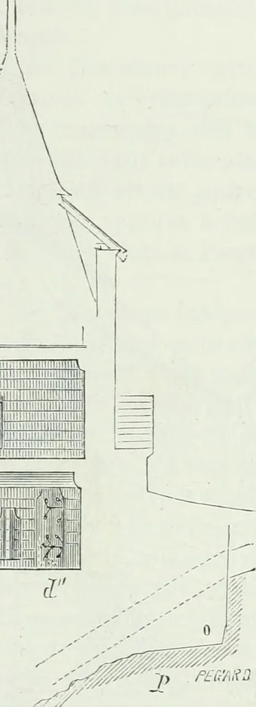 An illustration from Dictionnaire raisonné de l'architecture française du XIe au XVIe siècle, 1875, leaf 102