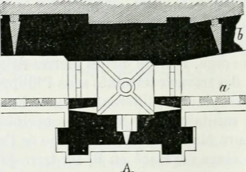 An illustration from Dictionnaire raisonné de l'architecture française du XIe au XVIe siècle, 1875, leaf 105
