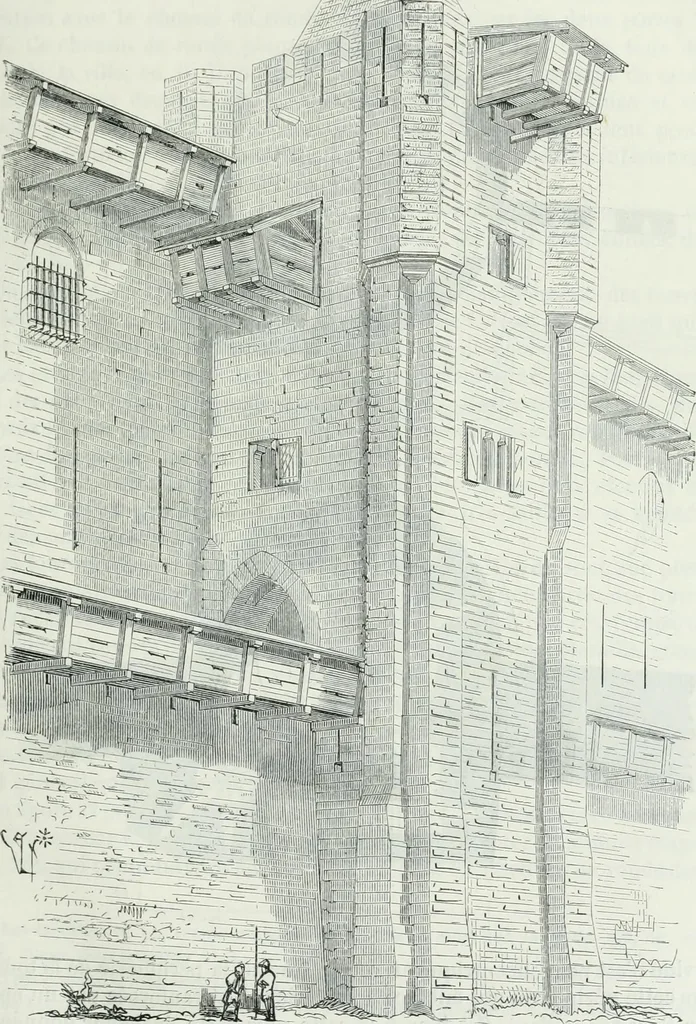An illustration from Dictionnaire raisonné de l'architecture française du XIe au XVIe siècle, 1875, leaf 108