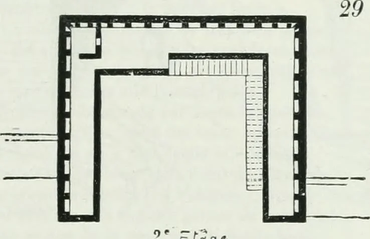 An illustration from Dictionnaire raisonné de l'architecture française du XIe au XVIe siècle, 1875, leaf 112