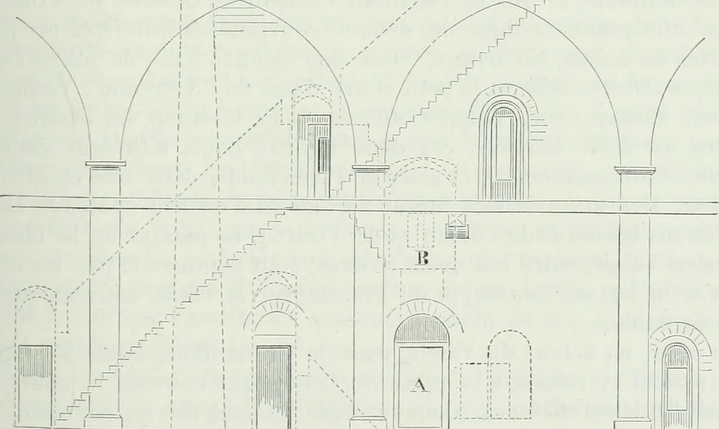 An illustration from Dictionnaire raisonné de l'architecture française du XIe au XVIe siècle, 1875, leaf 144