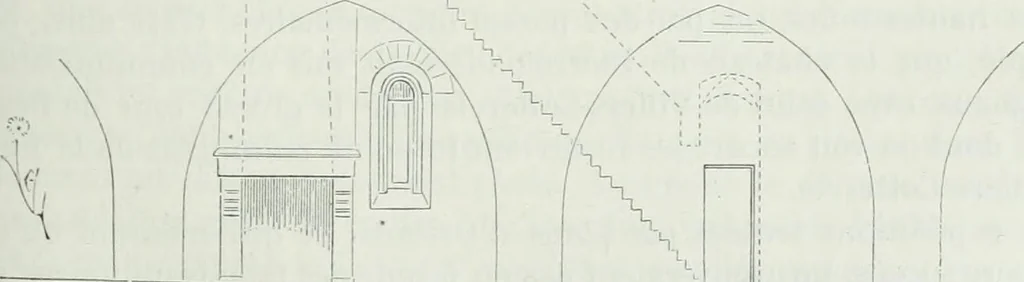 An illustration from Dictionnaire raisonné de l'architecture française du XIe au XVIe siècle, 1875, leaf 144