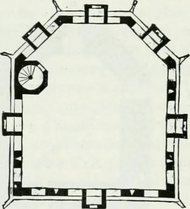 An illustration from Dictionnaire raisonné de l'architecture française du XIe au XVIe siècle, 1875, leaf 149