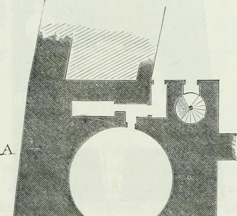 An illustration from Dictionnaire raisonné de l'architecture française du XIe au XVIe siècle, 1875, leaf 152
