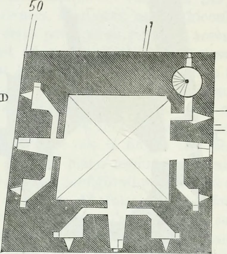 An illustration from Dictionnaire raisonné de l'architecture française du XIe au XVIe siècle, 1875, leaf 153