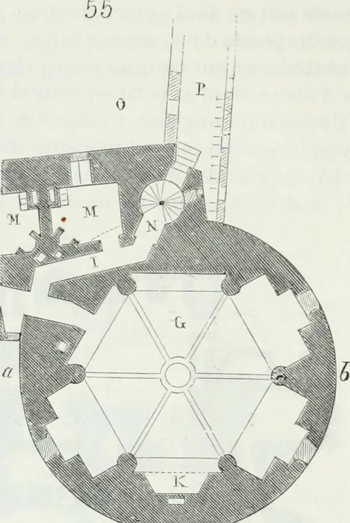 An illustration from Dictionnaire raisonné de l'architecture française du XIe au XVIe siècle, 1875, leaf 159