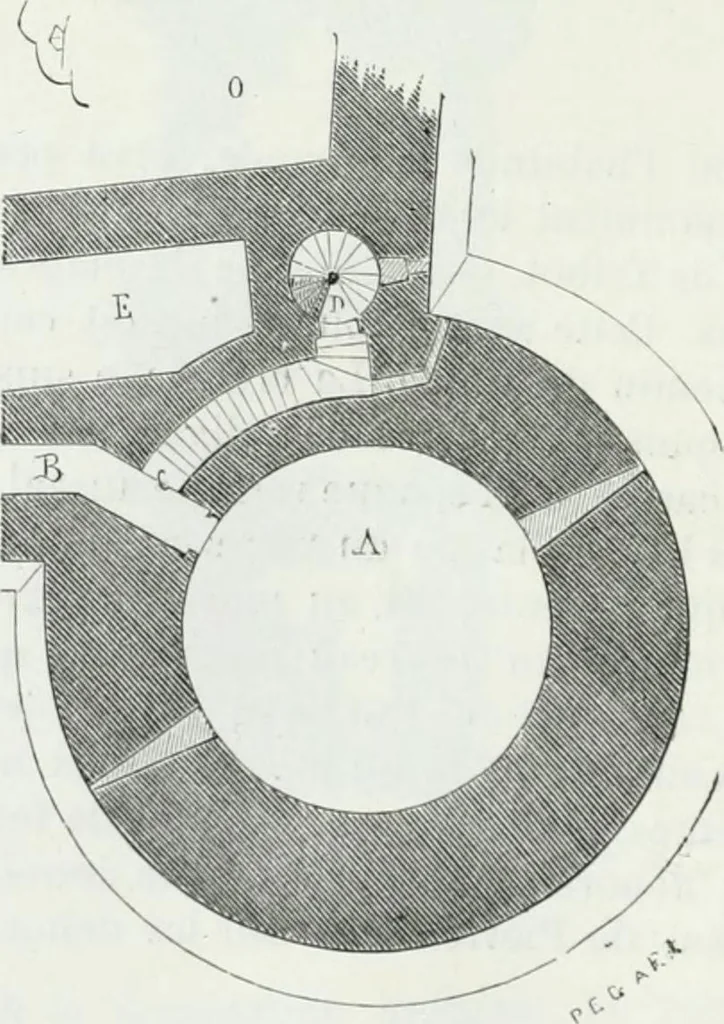 An illustration from Dictionnaire raisonné de l'architecture française du XIe au XVIe siècle, 1875, leaf 159
