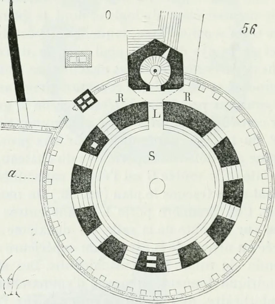 An illustration from Dictionnaire raisonné de l'architecture française du XIe au XVIe siècle, 1875, leaf 161