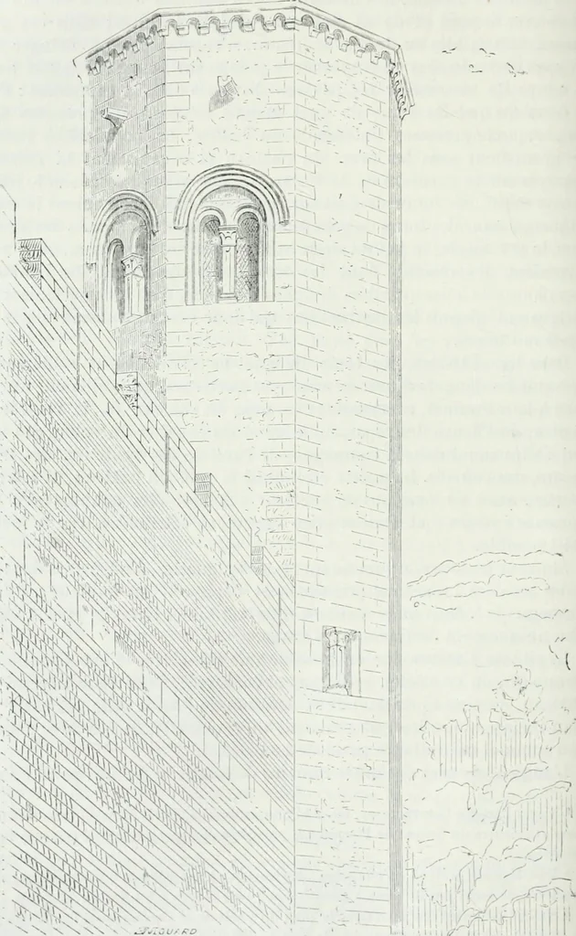 An illustration from Dictionnaire raisonné de l'architecture française du XIe au XVIe siècle, 1875, leaf 167