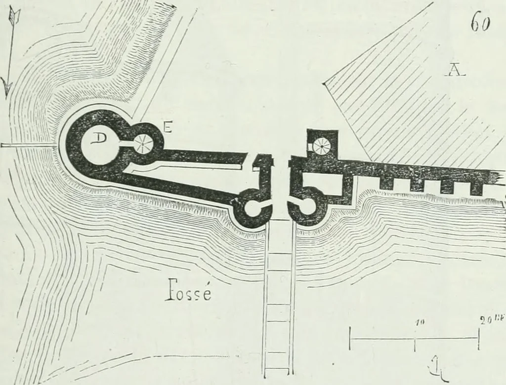 An illustration from Dictionnaire raisonné de l'architecture française du XIe au XVIe siècle, 1875, leaf 168