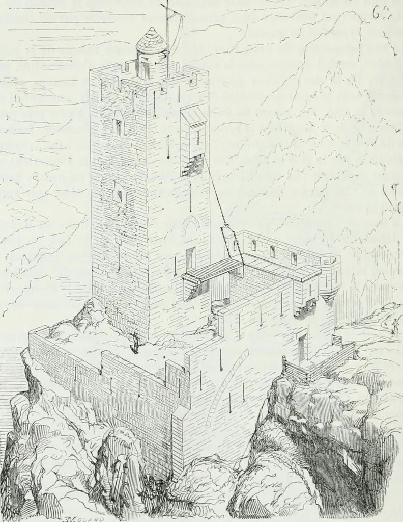 An illustration from Dictionnaire raisonné de l'architecture française du XIe au XVIe siècle, 1875, leaf 171