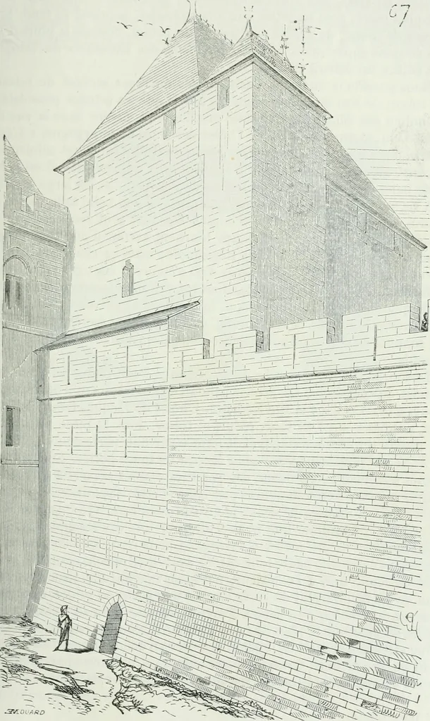 An illustration from Dictionnaire raisonné de l'architecture française du XIe au XVIe siècle, 1875, leaf 178