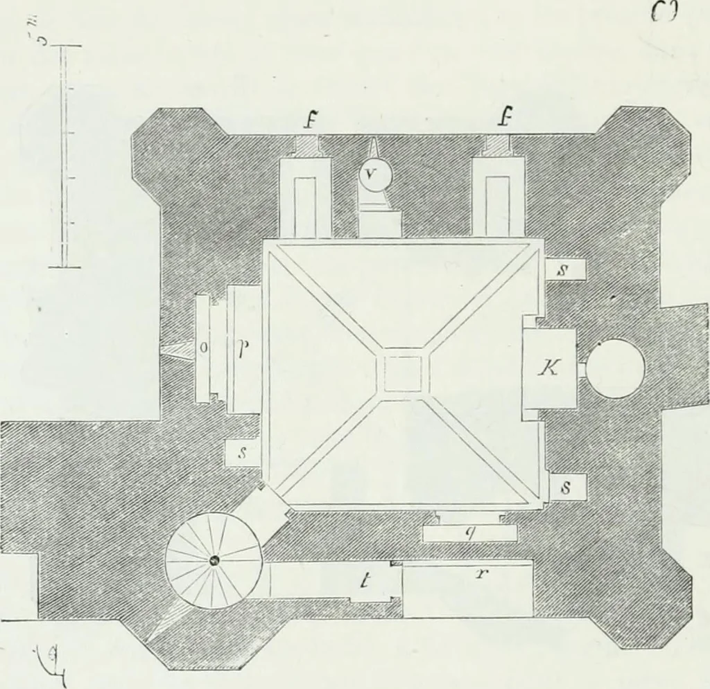 An illustration from Dictionnaire raisonné de l'architecture française du XIe au XVIe siècle, 1875, leaf 181