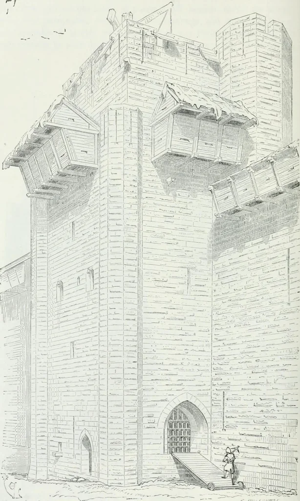 An illustration from Dictionnaire raisonné de l'architecture française du XIe au XVIe siècle, 1875, leaf 183
